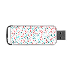 Rainy Day Pattern Portable Usb Flash (one Side) by HelgaScand