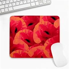 Poppies  Large Mousepads by HelgaScand