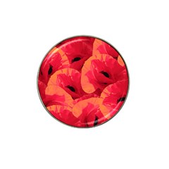 Poppies  Hat Clip Ball Marker (4 Pack)