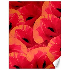 Poppies  Canvas 12  X 16  by HelgaScand