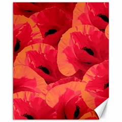 Poppies  Canvas 16  X 20  by HelgaScand