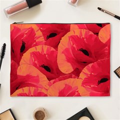 Poppies  Cosmetic Bag (xl) by HelgaScand