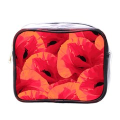 Poppies  Mini Toiletries Bag (one Side) by HelgaScand