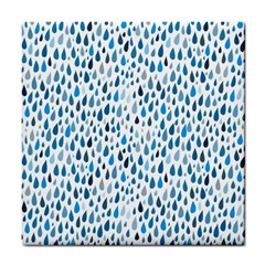 Rain Drops Tile Coaster by HelgaScand