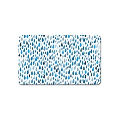 Rain Drops Magnet (name Card) by HelgaScand