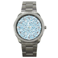 Rain Drops Sport Metal Watch by HelgaScand