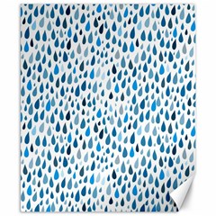 Rain Drops Canvas 8  X 10  by HelgaScand