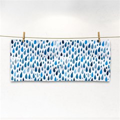 Rain Drops Hand Towel by HelgaScand