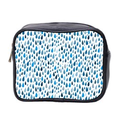 Rain Drops Mini Toiletries Bag (two Sides) by HelgaScand