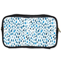 Rain Drops Toiletries Bag (one Side) by HelgaScand