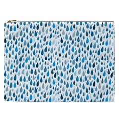 Rain Drops Cosmetic Bag (xxl) by HelgaScand