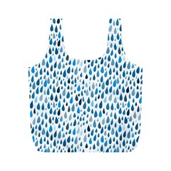 Rain Drops Full Print Recycle Bag (m) by HelgaScand