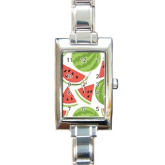 Watermelon Juice Auglis Clip Art Watermelon Rectangle Italian Charm Watch by Vaneshart