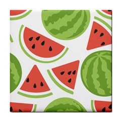 Watermelon Juice Auglis Clip Art Watermelon Tile Coaster by Vaneshart