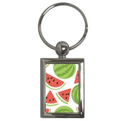 Watermelon Juice Auglis Clip Art Watermelon Key Chain (rectangle) by Vaneshart