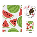 Watermelon Juice Auglis Clip Art Watermelon Playing Cards Single Design (Rectangle) Back