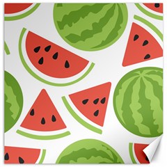 Watermelon Juice Auglis Clip Art Watermelon Canvas 20  X 20  by Vaneshart