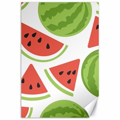 Watermelon Juice Auglis Clip Art Watermelon Canvas 24  X 36  by Vaneshart