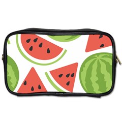 Watermelon Juice Auglis Clip Art Watermelon Toiletries Bag (two Sides) by Vaneshart