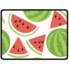 Watermelon Juice Auglis Clip Art Watermelon Fleece Blanket (large)  by Vaneshart