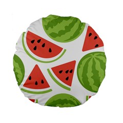 Watermelon Juice Auglis Clip Art Watermelon Standard 15  Premium Flano Round Cushions by Vaneshart