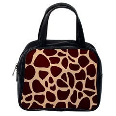 Animal Print Giraffe Patterns Classic Handbag (one Side) by Vaneshart