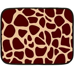 Animal Print Giraffe Patterns Double Sided Fleece Blanket (mini)  by Vaneshart