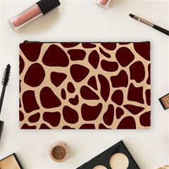 Animal Print Giraffe Patterns Cosmetic Bag (large) by Vaneshart