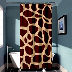 Animal Print Giraffe Patterns Shower Curtain 36  X 72  (stall)  by Vaneshart