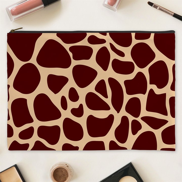 Animal Print giraffe Patterns Cosmetic Bag (XXXL)