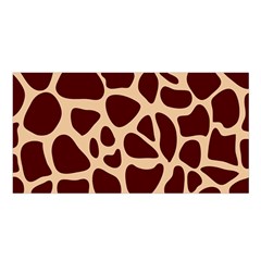 Animal Print Giraffe Patterns Satin Shawl by Vaneshart