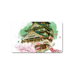 Osaka Castle Nagoya Castle Kumamoto Castle Magnet (name Card) by Vaneshart