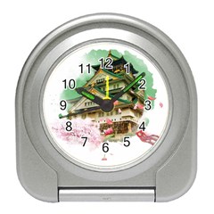 Osaka Castle Nagoya Castle Kumamoto Castle Travel Alarm Clock by Vaneshart