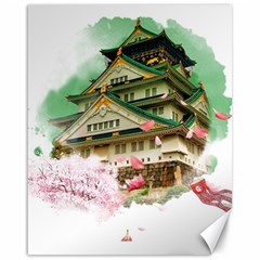 Osaka Castle Nagoya Castle Kumamoto Castle Canvas 16  X 20  by Vaneshart