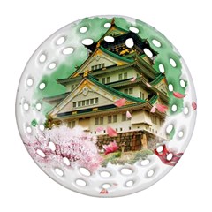 Osaka Castle Nagoya Castle Kumamoto Castle Ornament (round Filigree) by Vaneshart