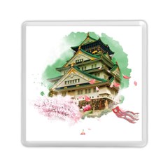 Osaka Castle Nagoya Castle Kumamoto Castle Memory Card Reader (square) by Vaneshart