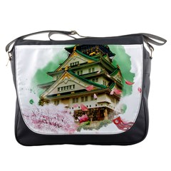 Osaka Castle Nagoya Castle Kumamoto Castle Messenger Bag by Vaneshart