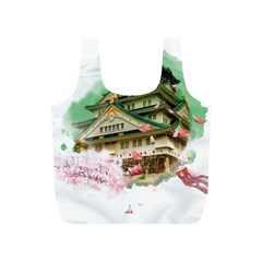 Osaka Castle Nagoya Castle Kumamoto Castle Full Print Recycle Bag (s) by Vaneshart