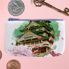 Osaka Castle Nagoya Castle Kumamoto Castle Large Coin Purse by Vaneshart