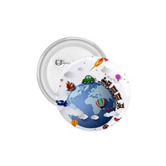 Earth Rocket Vector Earth 1 75  Buttons by Vaneshart