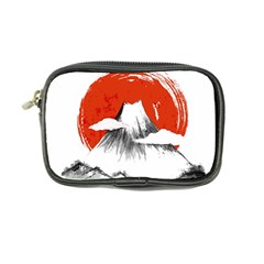 Mount Fuji Mountain Ink Wash Painting Coin Purse by Vaneshart