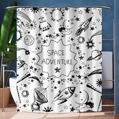 Space Elements Shower Curtain 60  X 72  (medium)  by Vaneshart