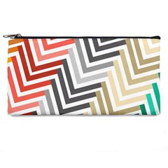 Abstract Colorful Geometric Pattern Pencil Cases by Vaneshart