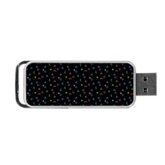 Background Abstract Texture Color Portable Usb Flash (one Side) by Vaneshart