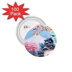 Japan National Cherry Blossom Festival Japanese 1 75  Buttons (100 Pack)  by Vaneshart