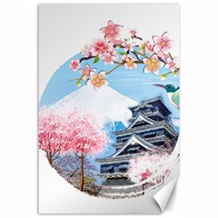 Japan National Cherry Blossom Festival Japanese Canvas 24  X 36  by Vaneshart