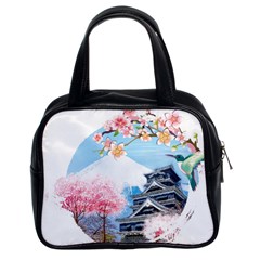 Japan National Cherry Blossom Festival Japanese Classic Handbag (two Sides) by Vaneshart