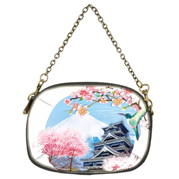 Japan National Cherry Blossom Festival Japanese Chain Purse (Two Sides)