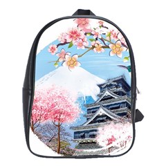 Japan National Cherry Blossom Festival Japanese School Bag (xl) by Vaneshart