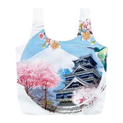 Japan National Cherry Blossom Festival Japanese Full Print Recycle Bag (l) by Vaneshart